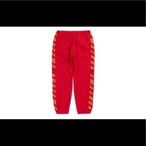 Supreme Raised Embroidery Sweatpants